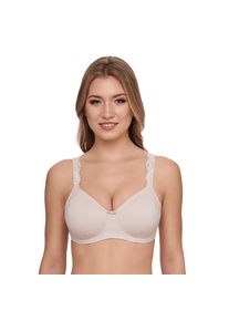 Minimizer-BH SuSa "London", Damen, Gr. 100, Cup D, sand, Obermaterial: 77% Polyamid, 23% Elasthan, unifarben, BHs Minimizer-BH, mit B&uuml;geln