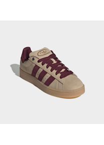 Sneaker adidas originals "CAMPUS 00S", Herren, Gr. 42,5, stone khaki, maroon, gum 3, Leder, Schuhe Sneaker, Topseller