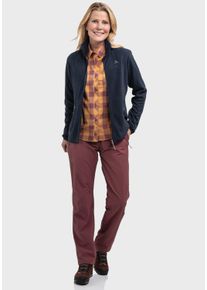 Sch&ouml;ffel Fleecejacke SCH&Ouml;FFEL "Fleece Jk Style Ash WMS", Damen, Gr. 34, blau (8820, blau), Oberstoff: 100% Polyester, regular fit, hoch geschlossener Ausschnitt, Jacken Fleecejacke