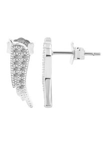 Adelia&acute;s Paar Ohrstecker ADELIA&acute;S "Damen Ohrringe &iquest; Ohrstecker Fl&uuml;gel aus 925 Silber", silber, Ohrringe, Damen, Silber 925 (Sterlingsilber), Paar Ohrstecker