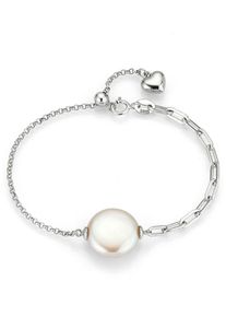 Perlenarmband Firetti "Schmuck Geschenk Armschmuck Armkette Perle", bunt (silberfarben, wei&szlig;), Armb&auml;nder, Damen, 21cm, Perlen Silber 925 (Sterlingsilber), Perlen, Silber 925 (Sterlingsilber), Perlenarmband, Made in Germany - mit S&uuml;&szlig;wasserzuchtperle