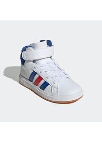 Sneaker adidas Sportswear "GRAND COURT MID K", Damen, Gr. 29, ftwwht, croyal, colrot, Synthetik, Textil, Schuhe Sneaker, f&uuml;r Kinder