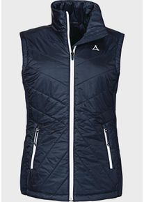 Sch&ouml;ffel Funktionsweste SCH&Ouml;FFEL "Hybrid Vest Stams L", Damen, Gr. 36, blau (8820, blau), Oberstoff : 100% Nylon Oberstoff Seitenteile: 94% Polyester 6% Elasthan Wattierung :, ohne Ausschnitt, Westen Funktionsweste