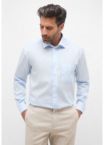 Langarmhemd Eterna "COMFORT FIT", Herren, Gr. 45, Normalgr&ouml;&szlig;en, blau (hellblau), Popeline, 100% Baumwolle, normal, Manschette, Hemden Langarmhemd, NON IRON (b&uuml;gelfrei)