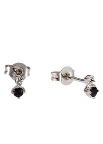 Paar Ohrstecker Firetti "Schmuck Geschenk Gold 585 Ohrschmuck Farbstein Edelstein Saphir", blau (wei&szlig;goldfarben, royalblau, dunkelblau), Ohrringe, Damen, 0,04 P2 = erkennbare Einschl&uuml;sse, Diamanten Wei&szlig;gold 585, Diamanten, Wei&szlig;gold 585, Paar Ohrstecker, mit Saphir - mit Brillant