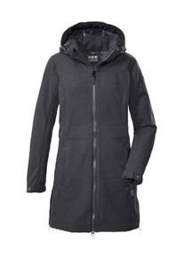 G.I.G.A. by Killtec Softshellparka "GW 34 WMN SFTSHLL PRK", Damen, Gr. 40, schwarz, Oberseite: 93% Polyester, 7% Elasthan;R&uuml;ckseite: 100% Polyester, G.I.G.A. DX BY KILLTEC, Jacken Softshellparka, Wasser- und windabweisender Damen Softshellparka mit Fleecefutter
