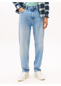 Regular-fit-Jeans Tommy Jeans "SONNY", Herren, Gr. 38, L&auml;nge 32, denim light, Denim/Jeans, Obermaterial: 81% Baumwolle, 18% Lyocell, 1% Elasthan, regular fit, Jeans Regular-fit-Jeans, Tapered Leg, mit Fade-Effekten