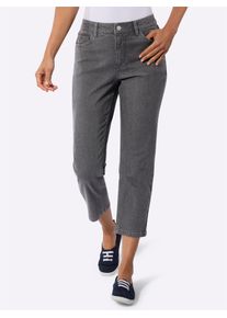 7/8-Jeans Casual Looks, Damen, Gr. 54, Normalgr&ouml;&szlig;en, grau, denim, 99% Baumwolle, 1% Elasthan, unifarben, 7/8-L&auml;nge, Jeans 7/8-Jeans