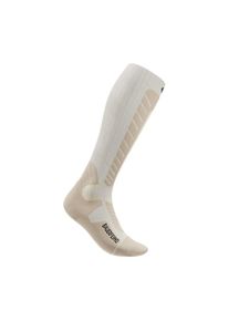 Sportsocken Bauerfeind "SKI ALPINE COMPRESSION SOCKS", Damen, Gr. 39-42, beige, l, Obermaterial: 66% Polyamid, 29% Wolle, 5% Elasthan, Socken Sportsocken, f&uuml;r Alpinski und Snowboard, mit ausgesparten Polsterzonen