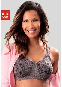 Entlastungs-BH Nuance, Damen, Gr. 85, Cup B, schwarz (taupe, schwarz), Spitze, Obermaterial: 85% Baumwolle, 10% Polyamid, 5% Elasthan, BHs Entlastungs-BH, ohne B&uuml;gel aus angenehmer Baumwolle, Topseller