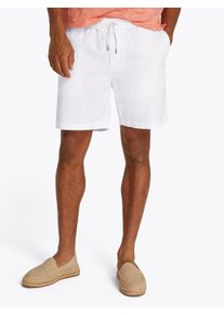 Shorts Tommy Hilfiger "MERCER 7NC PO PAPERTOUCH SHORT", Herren, Gr. 30, N-Gr, wei&szlig; (optic wei&szlig;), Web, Obermaterial: 98% Baumwolle, 2% Elasthan, kniefrei, Hosen Shorts