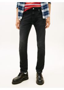 Slim-fit-Jeans Tommy Jeans "Scanton", Herren, Gr. 31, L&auml;nge 34, denim schwarz, Obermaterial: 99% Baumwolle, 1% Elasthan, slim fit, Jeans Slim-fit-Jeans, mit Fade-Effekt
