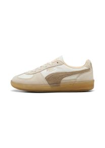 Sneaker Puma "PALERMO ELEVATED WNS", Damen, Gr. 42,5, warm wei&szlig;, chocolate chip, Leder, unifarben, Schuhe Sneaker