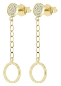 Adelia&acute;s Paar Ohrstecker ADELIA&acute;S "Damen Ohrringe &iquest; Ohrstecker aus 925 Silber", gold, Ohrringe, Damen, Silber 925 (Sterlingsilber), Paar Ohrstecker