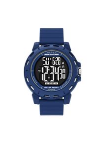 Chronograph Skechers "NEWKIRK", blau, Armbanduhren, Herren, Chronograph, Quarzuhr, Armbanduhr, Herrenuhr, Silikonarmband, digital, Tag