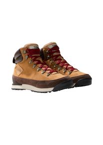 Schn&uuml;rstiefel The North Face "M BACK-TO-BERKELEY IV LEATHER WP", Herren, Gr. 42, almondbutter, demitassebrn, Leder, Schuhe Schn&uuml;rstiefel, wasserdichtes Leder,atmungsaktiv