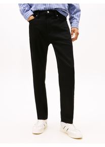 Regular-fit-Jeans Tommy Jeans "SONNY", Herren, Gr. 31, L&auml;nge 30, denim schwarz, Denim/Jeans, Obermaterial: 99% Baumwolle, 1% Elasthan, regular fit, Jeans Regular-fit-Jeans, Tapered Leg, mit Fade-Effekten