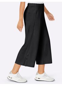 CR&Eacute;ATION L Culotte CREATION L, Damen, Gr. 46, Normalgr&ouml;&szlig;en, schwarz, 50% Modal, 44% Polyester, 6% Elasthan, unifarben, 7/8-L&auml;nge, Hosen Culotte