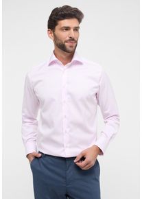 Langarmhemd Eterna "MODERN FIT", Damen, Gr. 45, Normalgr&ouml;&szlig;en, rosa, Twill, 100% Baumwolle, tailliert, Manschette, Hemden Langarmhemd, NON IRON (b&uuml;gelfrei)