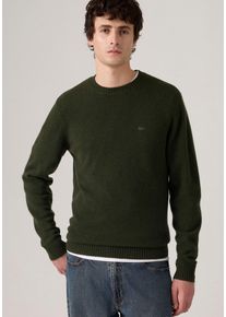 Levi's Wollpullover LEVI'S "ORIGINAL HM SWEATER", Herren, Gr. L, duffle bag, Strick, Obermaterial: 80% Wolle, 20% Polyamid, regular fit normal, Rundhals, Pullover Wollpullover, klassische Rundhalsform