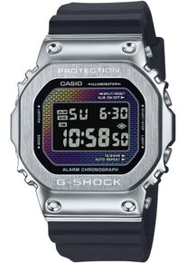 Chronograph Casio G-SHOCK, schwarz (schwarz, bunt), Armbanduhren, Herren, Chronograph, Quarzuhr, Armbanduhr, Herrenuhr,digital,bis 20bar wasserd.Resinarmband
