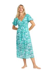 Sommerkleid Billabong "Go Coastal", Damen, Gr. XS, US-Gr&ouml;&szlig;en, blau bird, Obermaterial: 100% Walkfrottier;, Kleider Sommerkleid