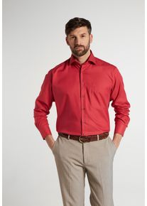 Langarmhemd Eterna "COMFORT FIT", Damen, Gr. 49, Normalgr&ouml;&szlig;en, rot, 100% Baumwolle, normal, Manschette, Hemden Langarmhemd, NON IRON (b&uuml;gelfrei)
