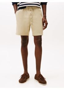 Shorts Tommy Hilfiger "MERCER 7NC PO PAPERTOUCH SHORT", Herren, Gr. 36, N-Gr, gr&uuml;n (sandalwood), Web, Obermaterial: 98% Baumwolle, 2% Elasthan, kniefrei, Hosen Shorts