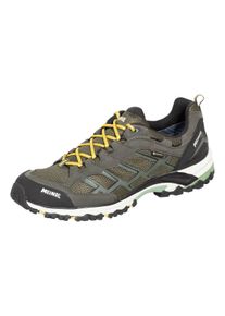 Wanderschuh Meindl "Meindl Caribe GORE-TEX oliv/mais", Herren, Gr. 41, Normalschaft, gr&uuml;n, Veloursleder, Schuhe Wanderschuh, GORE-TEX &ndash; Winddicht, wasserdicht und atmungsaktiv