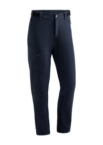 Funktionshose Maier Sports "Foidit M", Herren, Gr. 27, Kurzgr&ouml;&szlig;en, blau (dunkelblau), 91% Polyester, 9% Elasthan, Hosen Funktionshose, Herren Outdoorhose, warme Winter Wanderhose, Regular Fit