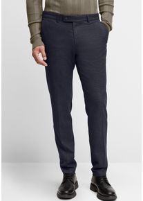 Anzughose Cinque "CIBRAVO", Herren, Gr. 58, N + S Gr, dunkelblau, Web, Obermaterial: 59% Viskose, 39% Polyester, 2% Elasthan, gemustert, schmal lang, Hosen Anzughose, in dezentem Muster, Slim Fit