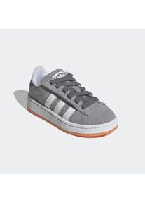 Sneaker adidas originals "CAMPUS 00S COMFORT CLOSURE ELASTIC LACE KIDS", Damen, Gr. 35, grau (grau three, ftwr wei&szlig;, ftwr wei&szlig;), Leder, Schuhe Sneaker, f&uuml;r Kinder & Jugendliche