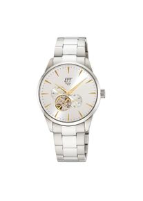 Automatikuhr ETT "Motion Drive", stahlgrau, silberfarben, silberfarben, Armbanduhren, Damen, Automatikuhr, Armbanduhr, Herrenuhr, Mechanische Uhr, Edelstahlarmband, analog
