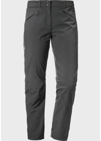 Sch&ouml;ffel Outdoorhose SCH&Ouml;FFEL "Pants Hestad L", Damen, Gr. 42, Normalgr&ouml;&szlig;en, grau (9830, grau), Oberstoff : 85% Nylon 15% Elasthan, Hosen Outdoorhose