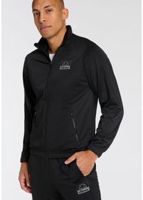 Trainingsanzug Ellesse "KARTONI JACKET AND PANT SET", Herren, Gr. S, schwarz, Obermaterial: 100% Polyester, Sportanz&uuml;ge Trainingsanzug, f&uuml;r vielseitige sportliche Aktivit&auml;ten, aus Polyester