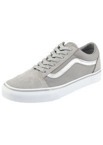 Sneaker Vans "Old Skool", Damen, Gr. 38,5, grau, Leder, Textil, Schuhe Sneaker