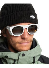 Sonnenbrille Quiksilver "Eliminator+", Herren, wei&szlig; (wei&szlig;, fl silber), Sonnenbrillen Sonnenbrille