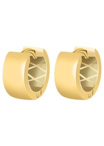 Adelia&acute;s Paar Creolen ADELIA&acute;S "Damen Ohrringe &iquest; Klappcreole aus 333 Gold", gold, Ohrringe, Damen, Paar Creolen