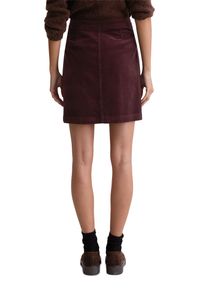 Marc O'Polo Minirock MARC O'POLO, Damen, Gr. 38, schwarz cherry, Obermaterial: 78% Baumwolle, 20% Viskose, 2% Elasthan, gerade kniefrei, R&ouml;cke Minirock, aus Samt