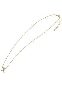 Adelia&acute;s Gliederkette ADELIA&acute;S "Damen Halskette &iquest; Buchstabe N aus Edelstahl 45+5" Gr. 50, gold, Halsketten, Damen, Edelstahl, Gliederkette