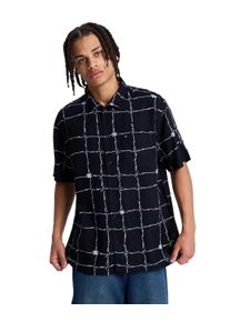Kurzarmhemd DC Shoes "Wired Resort", Herren, Gr. XXL, US-Gr&ouml;&szlig;en, schwarz, Obermaterial: 100% Viskose;, Hemden Kurzarmhemd