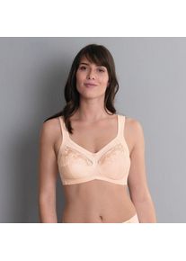 Entlastungs-BH ANITA SINCE 1886 "Safina", Damen, Gr. 95, Cup F, bisquit, Obermaterial: 50% Polyamid, 25% Polyester, 10% Elasthan, 10% sonstige Fasern, 5% Baumwolle, BHs Entlastungs-BH, Mit Stickerei, breite Entlastungstr&auml;ger, dreigeteilter Cup, feminin