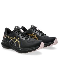 Laufschuh asics "GT-1000 13 Gore-Tex", Damen, Gr. 35,5, orange (schwarz, stadium orange), Synthetik, Textil, Schuhe Laufschuh, f&uuml;r mehr Stabilit&auml;t, wasserdicht