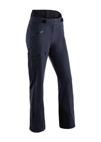Funktionshose Maier Sports "Liland P3 Pants W", Damen, Gr. 46, Normalgr&ouml;&szlig;en, blau (dunkelblau), 65% Polyester (recycelt), 35% Polyester, Hosen Funktionshose, Robuste 3-Lagen-Hose f&uuml;r anspruchsvolle Outdoor-Aktivit&auml;ten