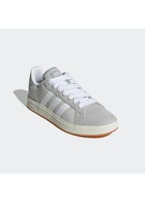 Sneaker adidas Sportswear "GRAND COURT BASE 00S", Herren, Gr. 46, grau (grau two, cloud wei&szlig;, gum10), Leder, Synthetik, Schuhe Sneaker, Design auf den Spuren des adidas Campus 00