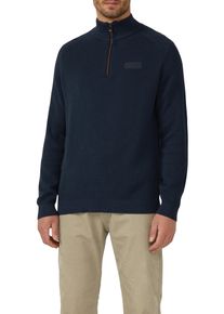 Troyer s.Oliver, Herren, Gr. XL, navy, Strick, Obermaterial: 100% Baumwolle, unifarben, normal h&uuml;ftbedeckend, Rundhals, B&uuml;ndchen, Pullover Troyer, in Strick-Optik
