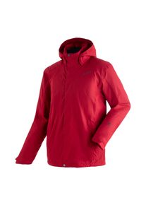 Funktionsjacke Maier Sports "Metor Therm M", Herren, Gr. 46, rot (rubinrot), 100% Polyester, Jacken Funktionsjacke, Wattiert, wasserdicht, atmungsaktiv, mit Packaway