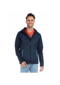 Strickfleecejacke LPO "MIRK PEAK MEN", Herren, Gr. M (50), blau (navy), 100% Polyester, mit Gummizug, Jacken Strickfleecejacke, auch in Gro&szlig;en Gr&ouml;&szlig;en erh&auml;ltlich