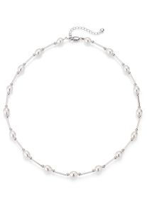 Perlenkette Firetti "Schmuck Geschenk Halsschmuck Halskette Halsreif Collier Perle", bunt (silberfarben, wei&szlig;), Halsketten, Damen, Perlen Silber 925 (Sterlingsilber), L: 47,5, Perlen, Silber 925 (Sterlingsilber), Perlenkette, Made in Germany - mit S&uuml;&szlig;wasserzuchtperle