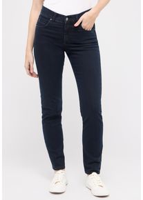 Slim-fit-Jeans Angels "CICI", Damen, Gr. 46, L&auml;nge 30, blau (blau blau), Denim/Jeans, Obermaterial: 78% Baumwolle, 21% Polyester, 1% Elasthan, slim fit, Jeans Slim-fit-Jeans